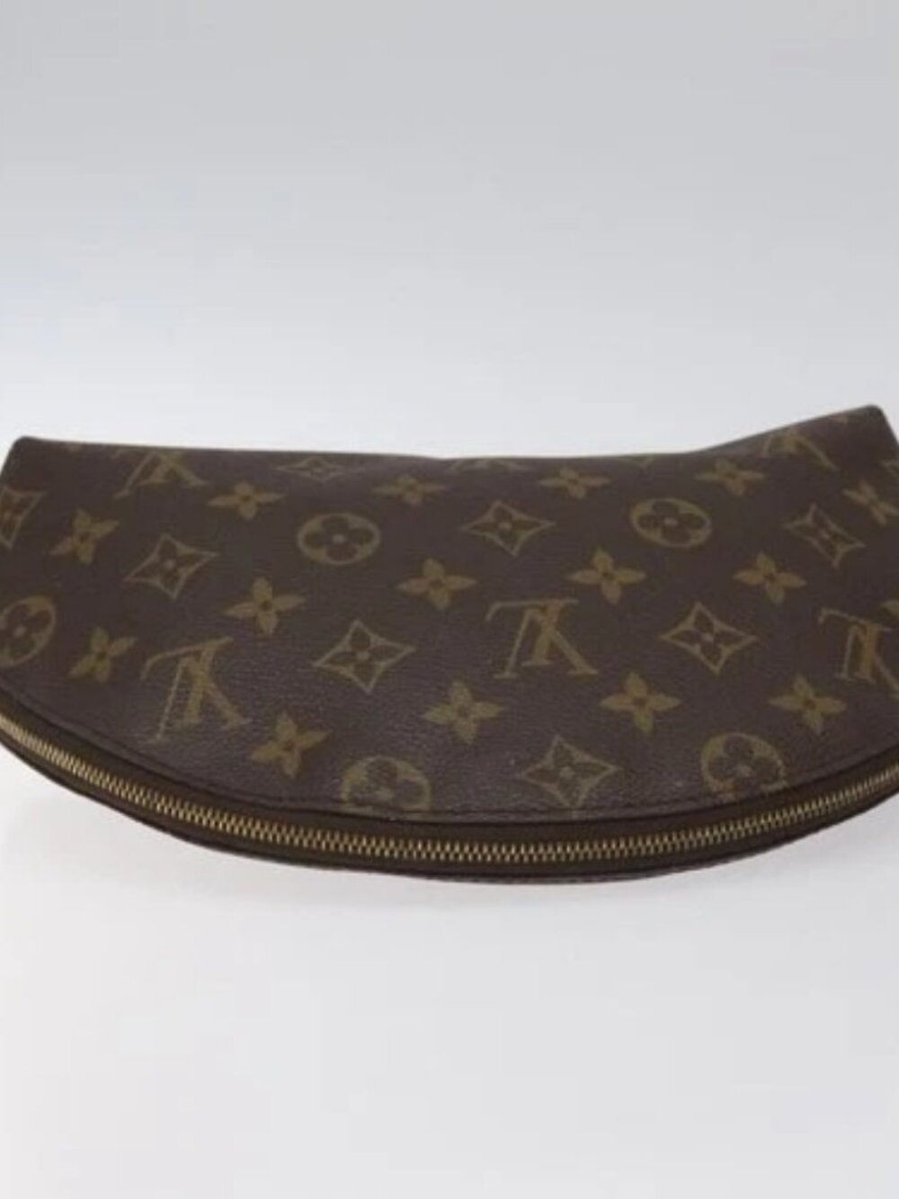 LOUIS VUITTON Monogram Trousse Demi Ronde Cosmetic Pouch M47520 LV Auth BD1455 - Picture 5 of 15